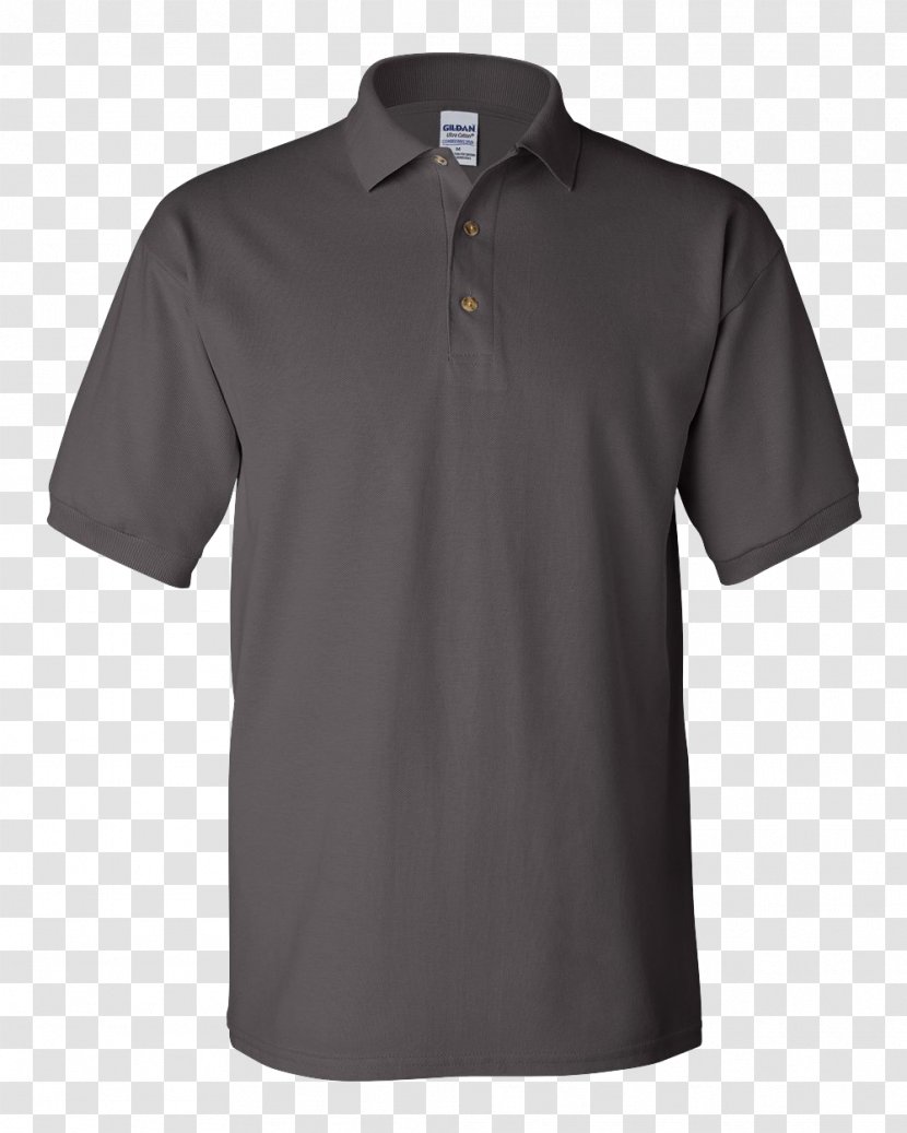 T-shirt Hoodie Gildan Activewear Polo Shirt Piqué - Black Transparent PNG