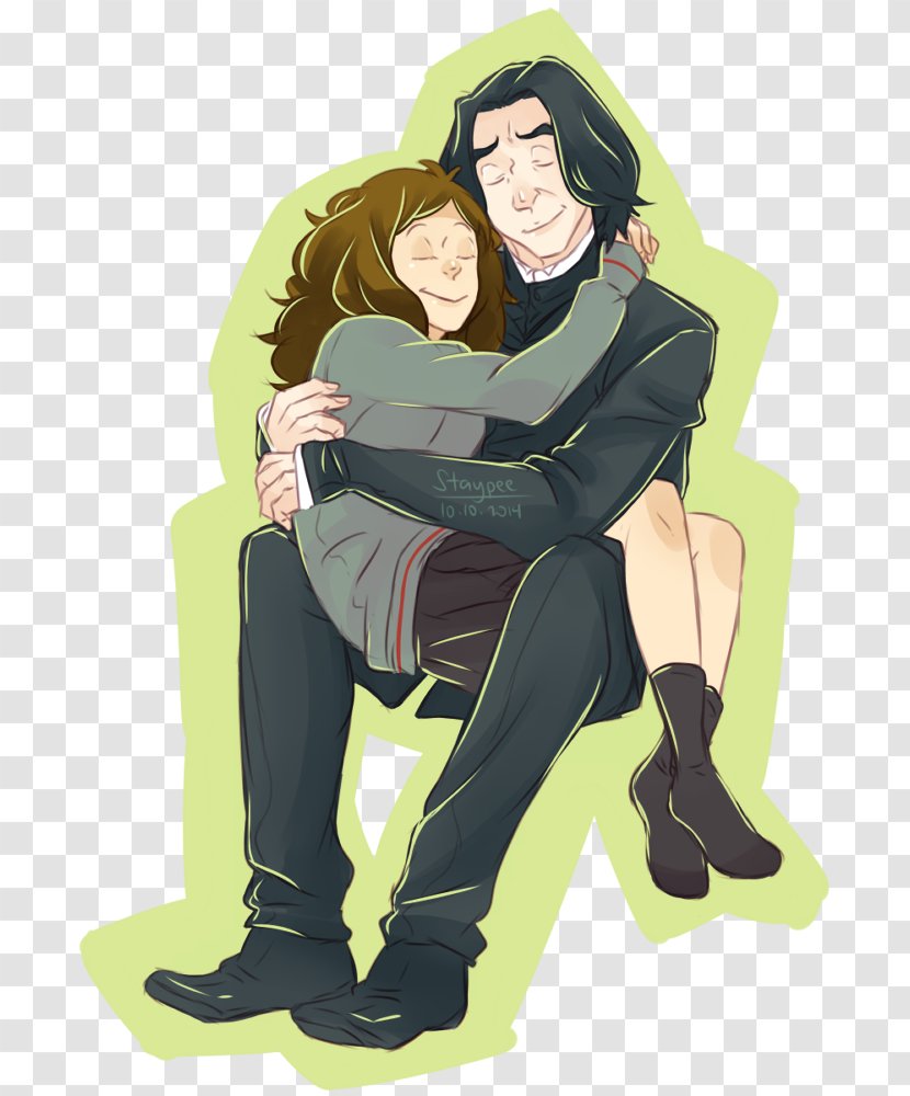 Professor Severus Snape Hermione Granger Ginny Weasley Draco Malfoy Ron - Cartoon - Harry Potter Transparent PNG