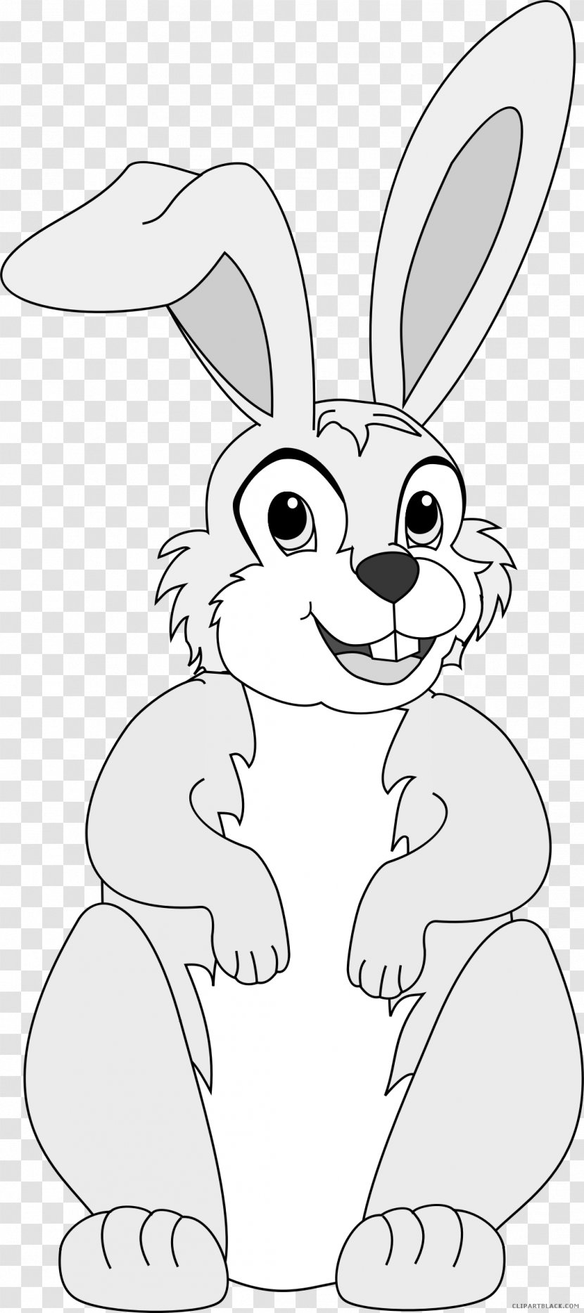 Domestic Rabbit Hare Easter Bunny - Cartoon Transparent PNG