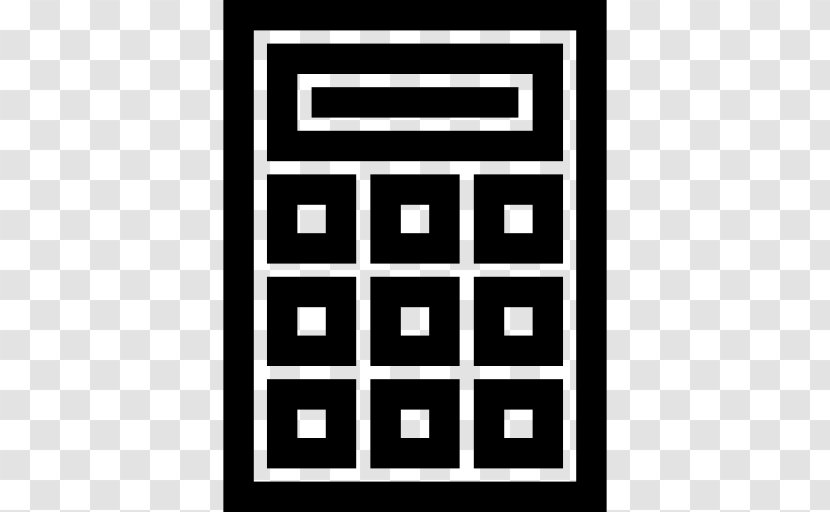 Calculation Calculator - Black Transparent PNG