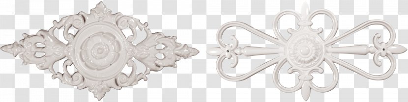White Body Jewellery Line Art Symmetry - Fashion Accessory - Wrought Iron Gate Transparent PNG