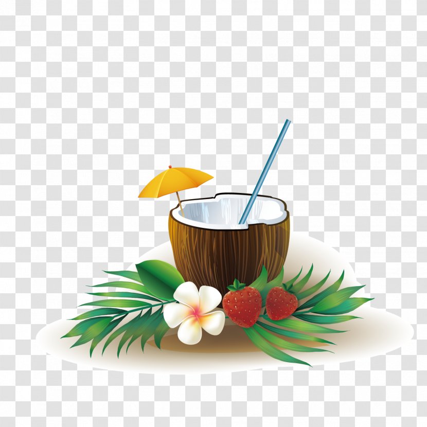Juice Coconut Water Happy Eid Shrimp Curry - Vector Transparent PNG