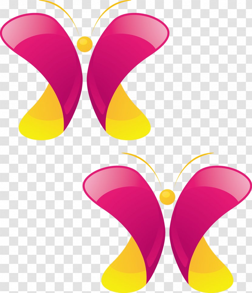 Euclidean Vector Clip Art - Text - Pink Butterfly Positive Transparent PNG