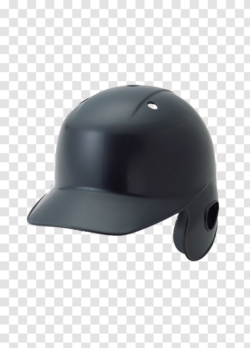 Batting Helmet Motorcycle Iron - Black Transparent PNG