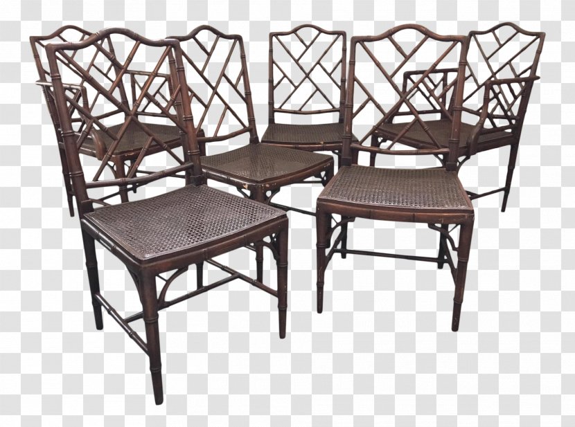 Table Chair Dining Room Furniture Wicker - Bamboo Transparent PNG