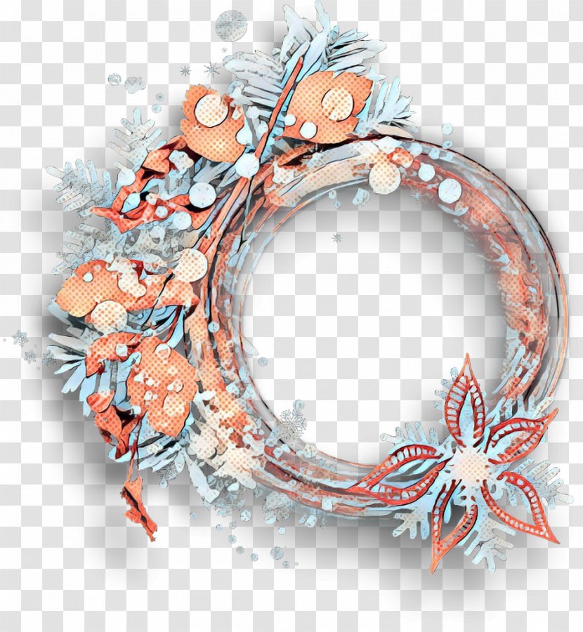 Christmas Decoration - Pop Art - Ornament Wreath Transparent PNG