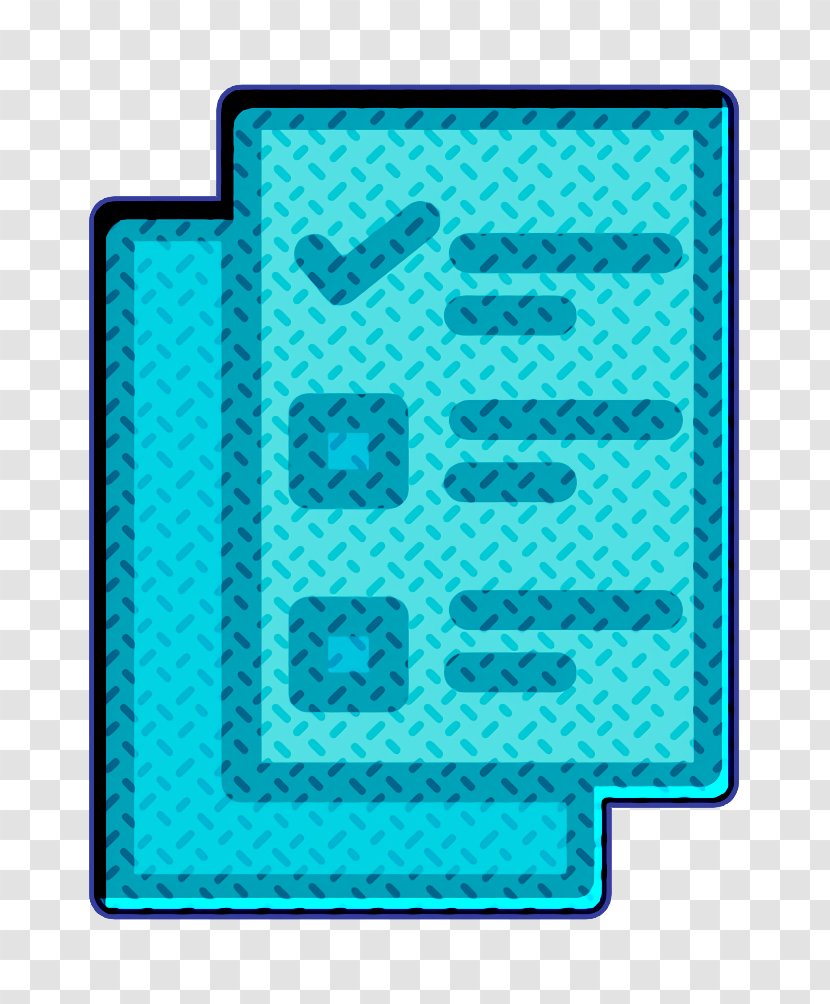 File Icon Rate Rating - Survey - Rectangle Electric Blue Transparent PNG