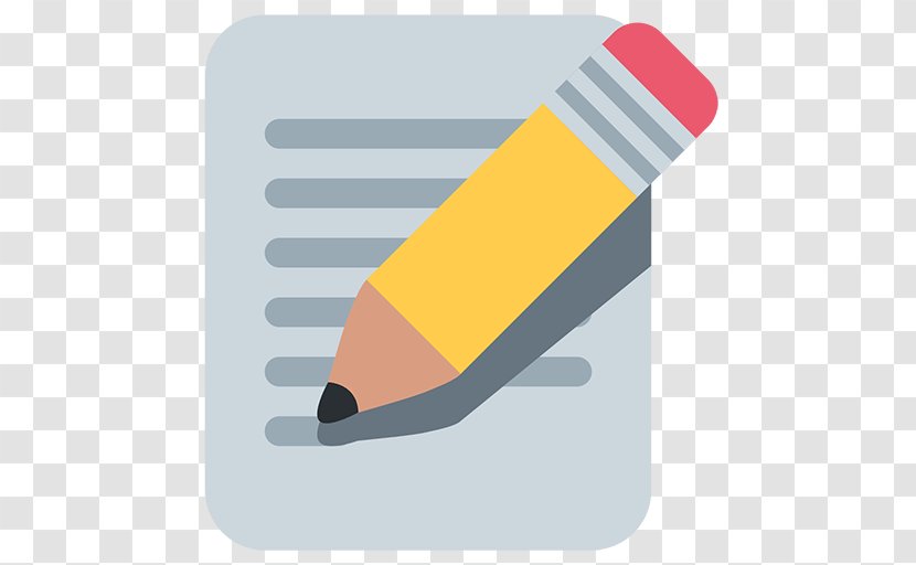Emoji Memorandum Text Messaging Writing Pencil - Word - Memo Transparent PNG