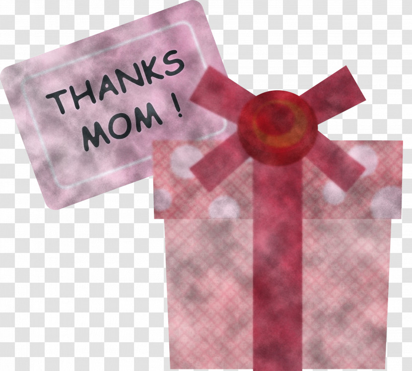 Mothers Day Gift Thanks Mom Transparent PNG