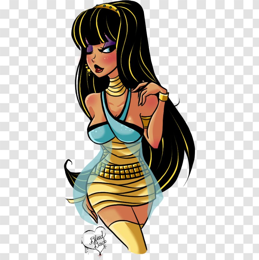 Monster High Cleo De Nile Doll Frankie Stein - Watercolor Transparent PNG