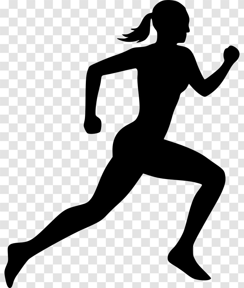 Silhouette Running Royalty-free - Heart Transparent PNG