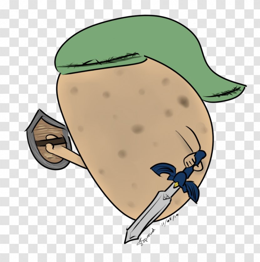 Drawing The Legend Of Zelda: Ocarina Time Illustration Digital Art Speed Painting - Food - Potato Transparent PNG