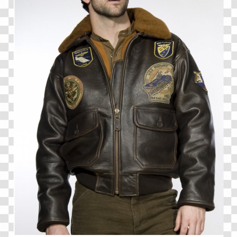 G-1 Military Flight Jacket Schott NYC A-2 Leather - G1 - Levis Transparent PNG