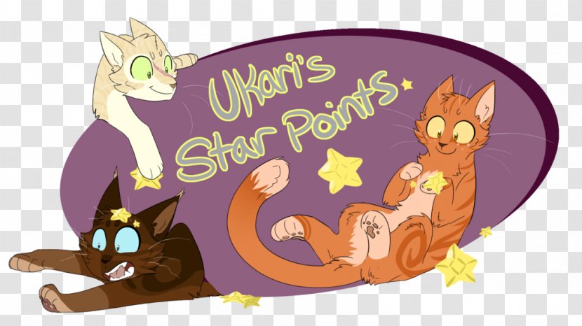 Cat Cartoon Tail Font - Legendary Creature - Star Point Transparent PNG