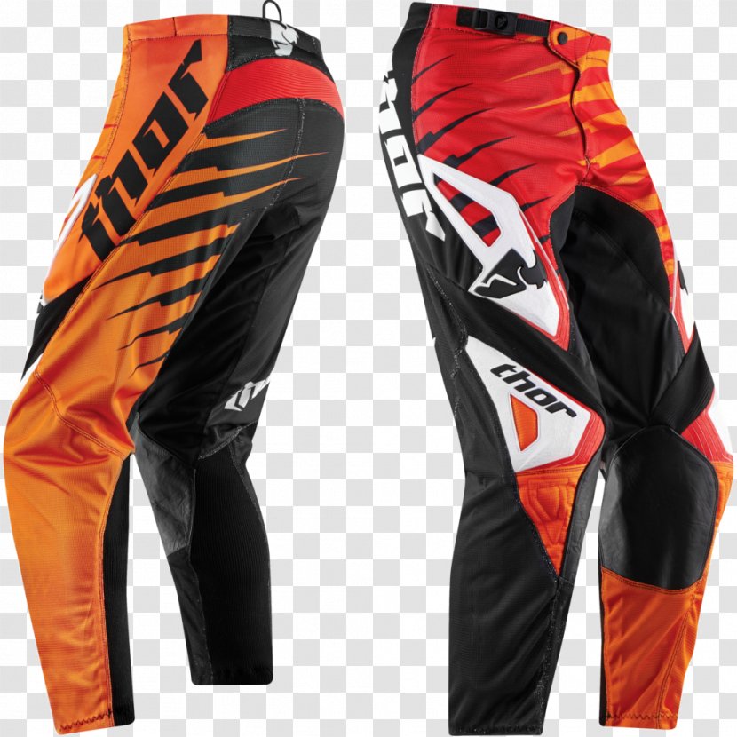Pants Clothing Accessories Motocross Shorts - Orange Transparent PNG