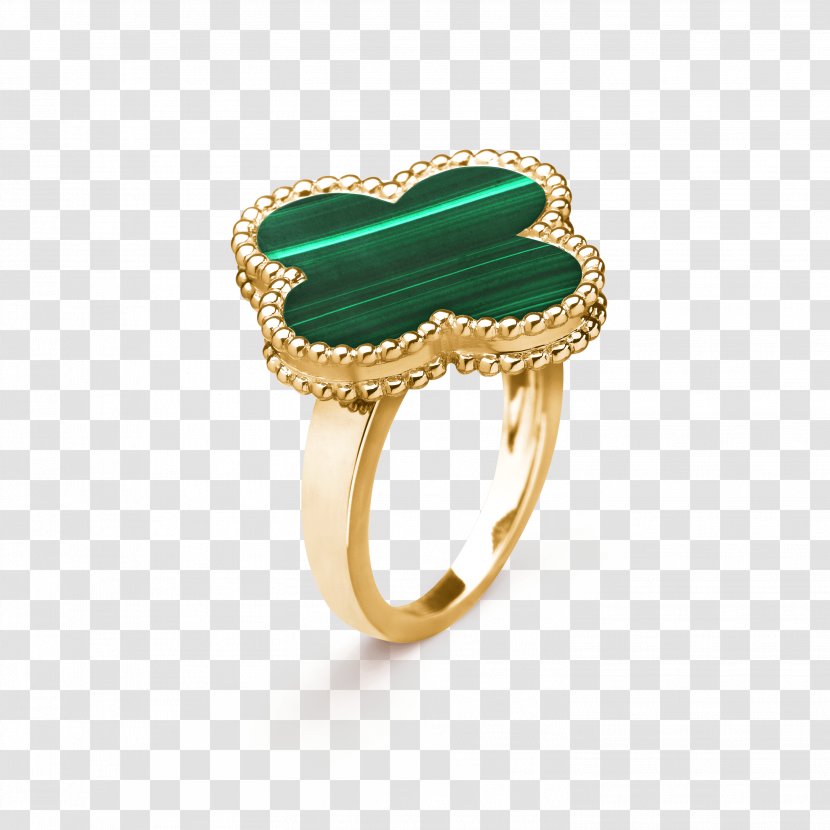 Emerald Ring Van Cleef & Arpels Jewellery Gold - Luxury Goods Transparent PNG