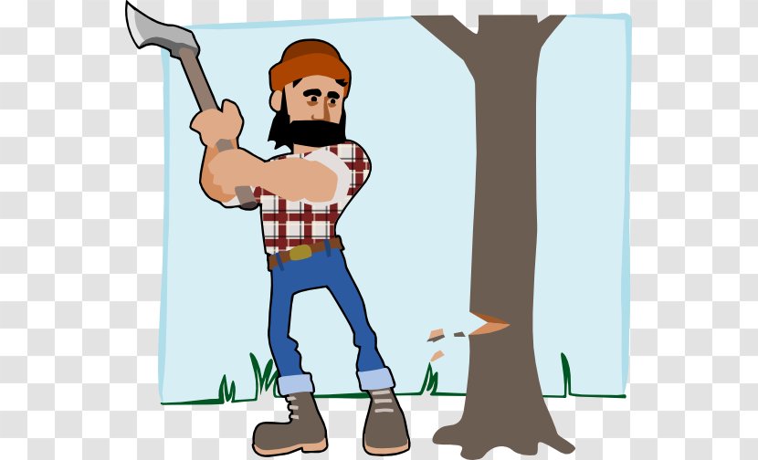 Lumberjack Royalty-free Clip Art - Human Behavior - Cliparts Transparent PNG