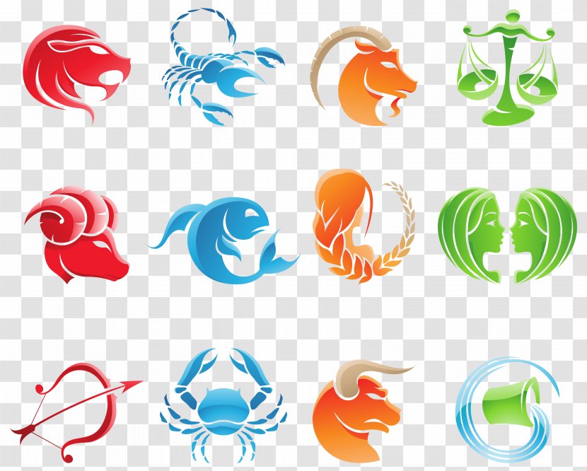 Astrological Sign Zodiac Horoscope Astrology Clip Art - Computer Icon - Signs Set Large Clipart Image Transparent PNG