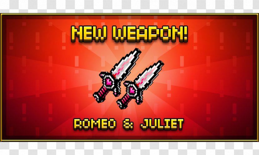 Two Halves Of One Whole Weapon Romeo And Juliet Instagram Tagged - Pixel Gun 3D Transparent PNG