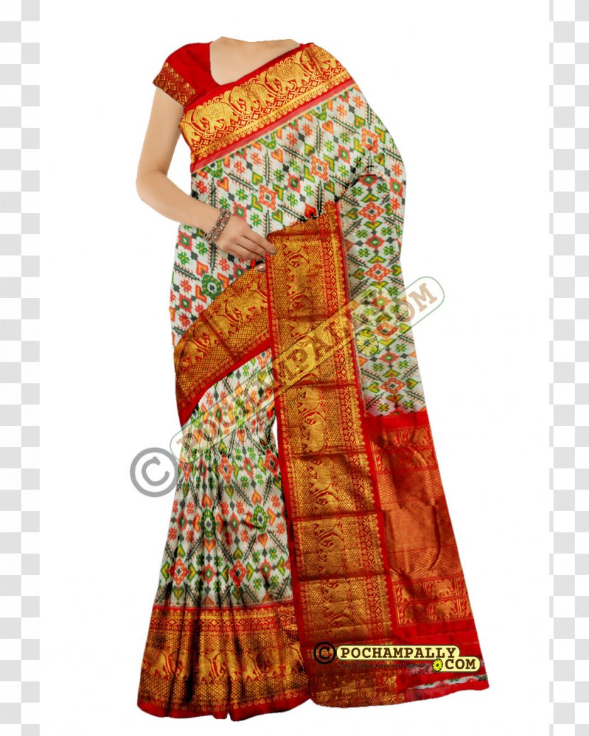 Pochampally Saree Silk Ikat Kanchipuram Sari - Weaving Transparent PNG