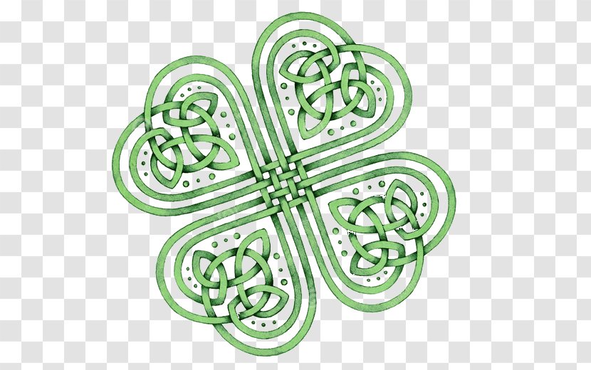 Four-leaf Clover Celtic Knot Shamrock Celts Transparent PNG
