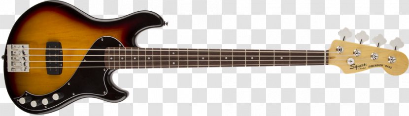 Fender Jaguar Bass Precision Squier Guitar - Frame Transparent PNG