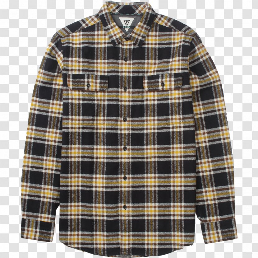 Sleeve Flannel Shirt Clothing Tartan Transparent PNG