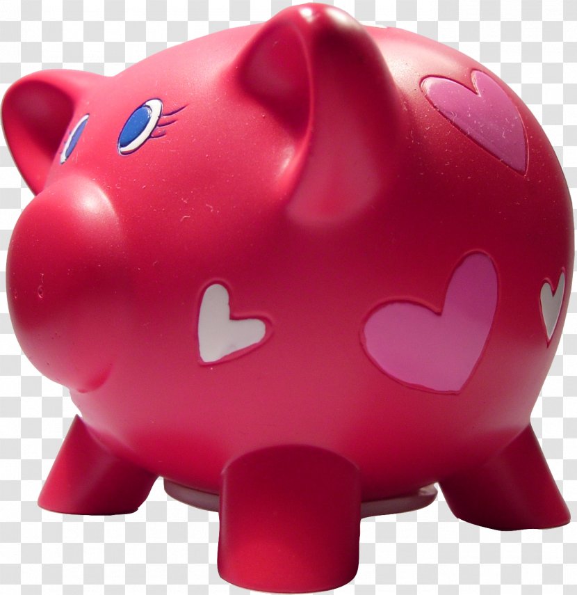 Piggy Bank Money Saving Finance - Retail Banking Transparent PNG
