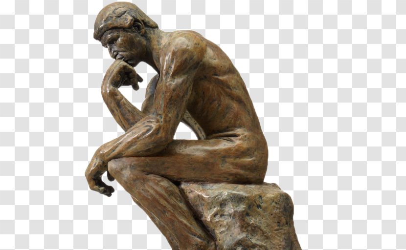 The Thinker Stone Sculpture Statue - Carving Transparent PNG