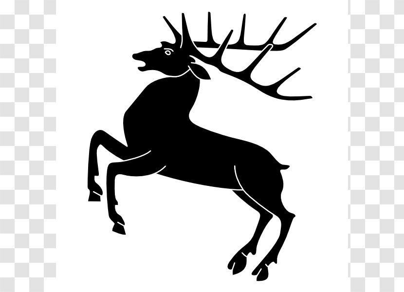 Deer Coat Of Arms Symbol Clip Art - Pixabay - Picture A Transparent PNG