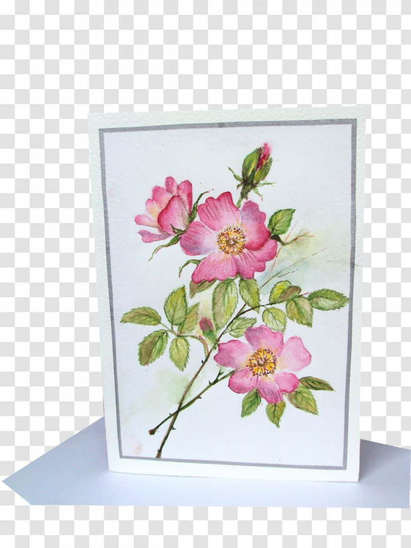 Cut Flowers Floral Design Watercolor Painting - Rectangle - Botanical Transparent PNG