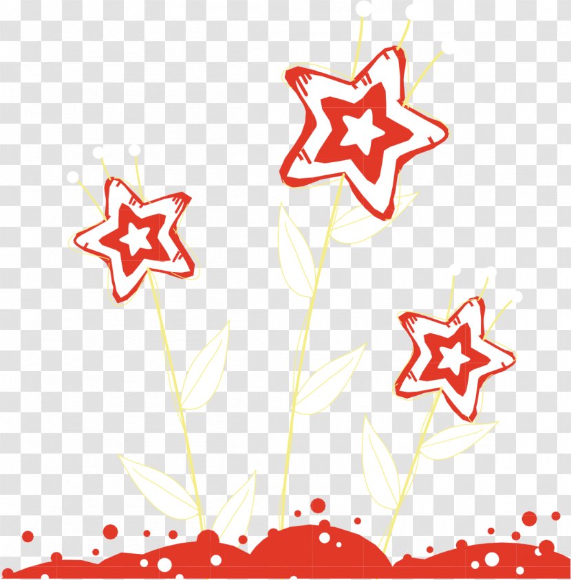 Red Clip Art - Area - Star Transparent PNG