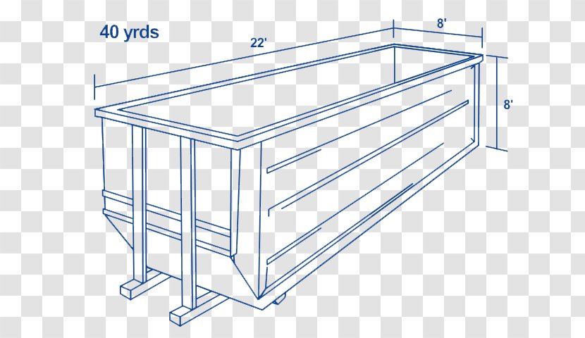Roll-off Dumpster Waste Building Intermodal Container - Yard Transparent PNG