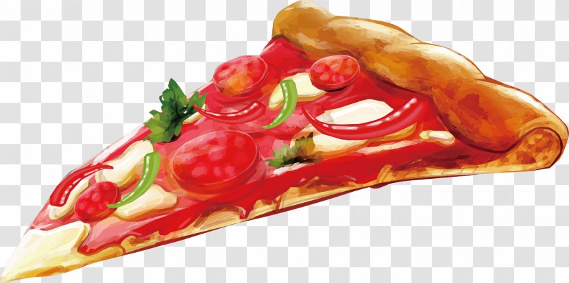 Pizza Fast Food Drawing - Artworks - Pepper Vector Transparent PNG