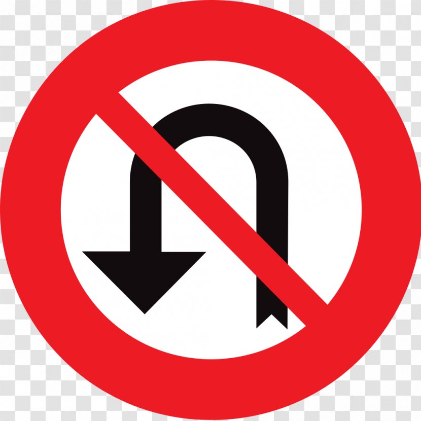 Prohibitory Traffic Sign U-turn Stock Photography - Road Transparent PNG