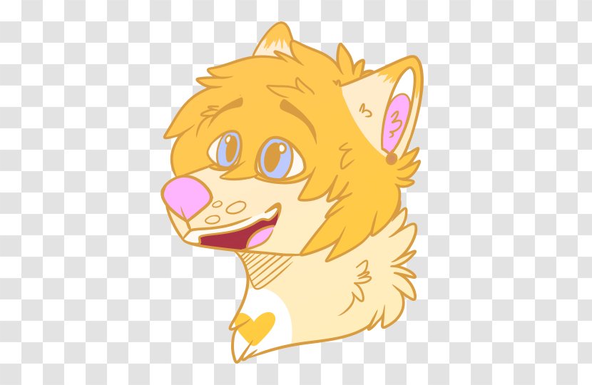 Whiskers Dog Cat Lion Mammal - Drawing Transparent PNG