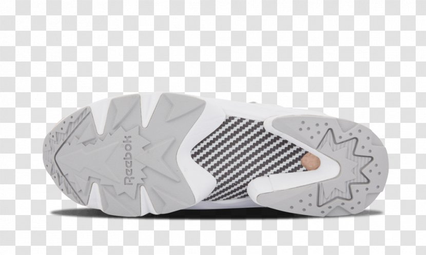 White Reebok Sneakers Shoe Grey - Cross Training Transparent PNG