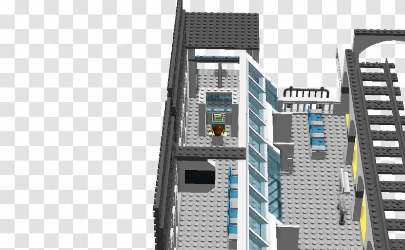 Train Station Window Building Idea - Cartoon - Lego Transparent PNG