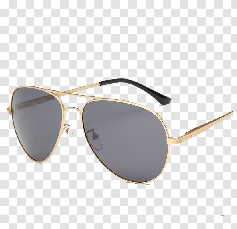 Sunglasses Metal Fashion Accessory - Dark Gray Frame Transparent PNG