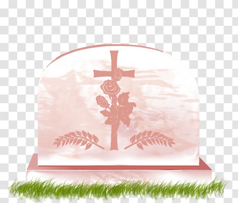 Cemetery New Grave Headstone Vase - Pink Transparent PNG