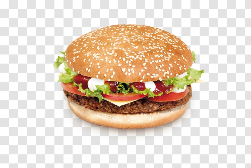 Vegetarian Cuisine Veggie Burger Fast Food Veganism Vegetarianism - Whopper Transparent PNG