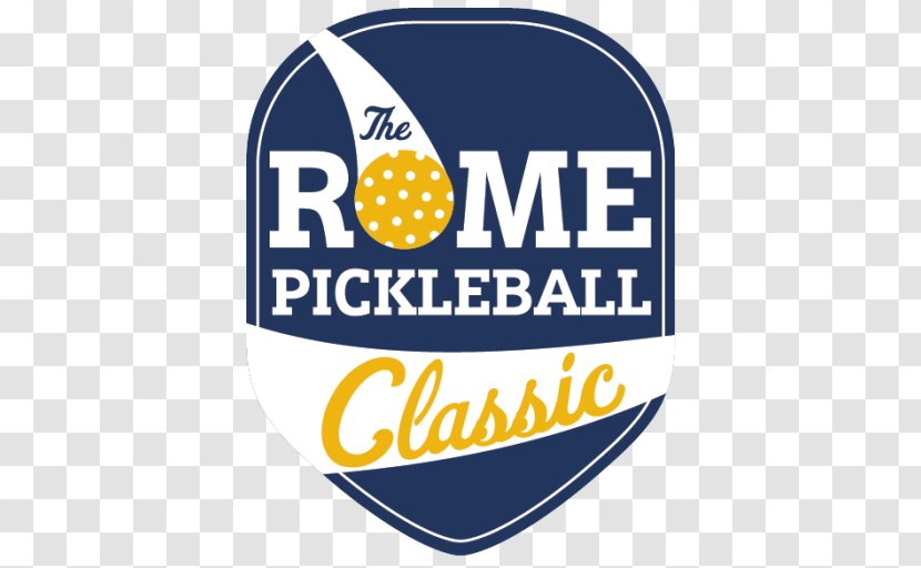 Rome Pickleball Classic Comedian Logo Brand - Paddle Transparent PNG