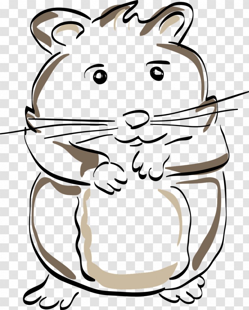 Hamster Rodent Mouse Drawing Cat - Nose Transparent PNG