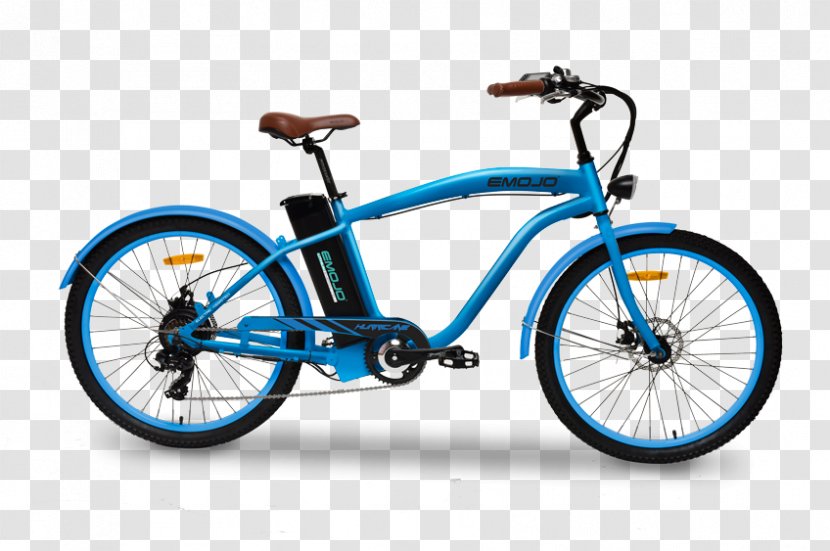 Electric Vehicle Cruiser Bicycle - Motorcycles And Scooters Transparent PNG