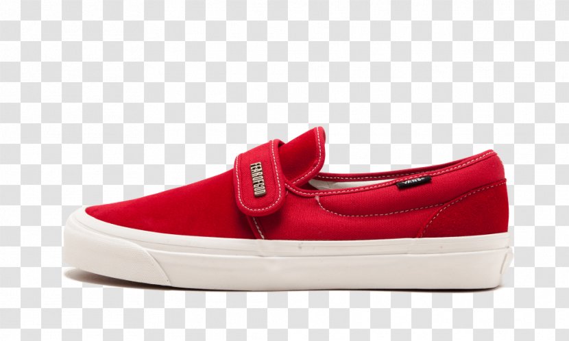 Sports Shoes Slip-on Shoe Product Design Skate - White - Play Red Vans For Women Transparent PNG