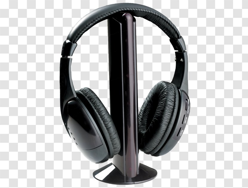Headphones Naxa Professional 5-In-1 Wireless Headphone System Bluetooth Sound - Technology Transparent PNG