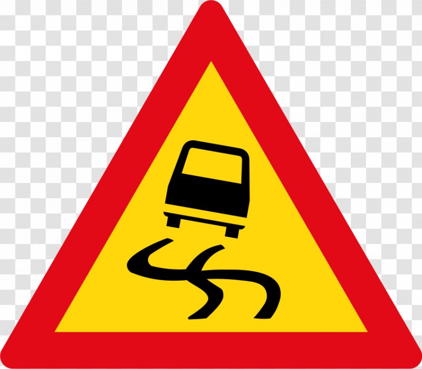 Traffic Sign Road Clip Art - Ice - Slippery Transparent PNG