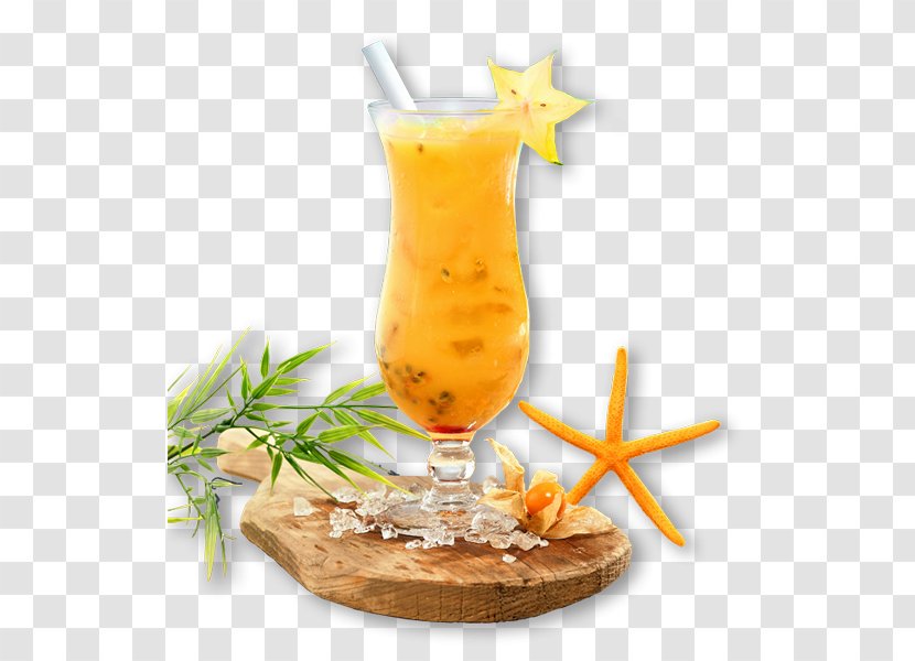 Cocktail Orange Juice Carambola Passion Fruit - Food Transparent PNG
