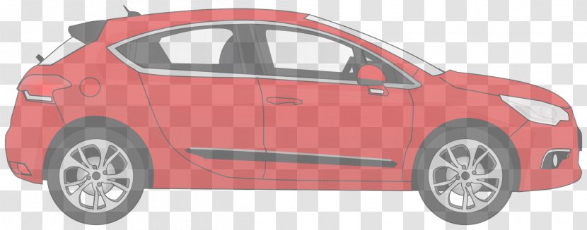 Car Motor Vehicle Red Transport - Bumper - Auto Part Door Transparent PNG