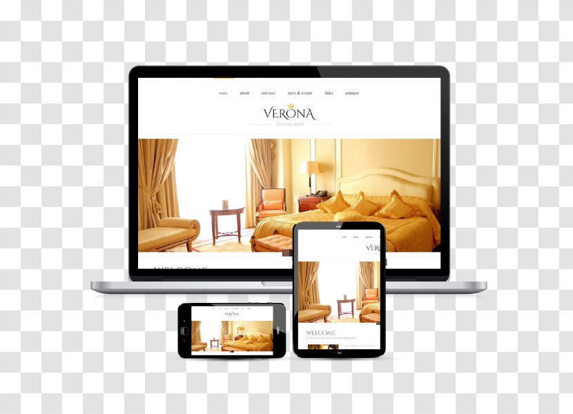 Responsive Web Design Template Page - System Transparent PNG